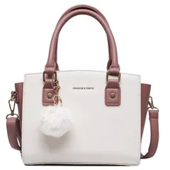 【新着商品】ショルダーバッグ レディース ITEMS] 斜めがけ ハンドバッグ 2way 通勤 おしゃれ [SHARE 肩掛け PUレザー カバン 可愛い バイカラー