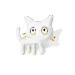 【在庫セール】動物モチーフ アンティーク 北欧風 可愛い 胸飾り 黒白猫 ピン ブローチ レディース 卒業式 ネコ 入学式 プレゼント