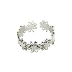 [New] [Brilliet] Brilliet Flower Earrings, Silver, Single Ear