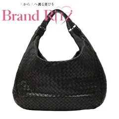 ボッテガヴェネタ イントレチャート カンパーナ ハンドバッグ ワンショルダーバッグ ブラック ナッパレザー メンズ レディース BOTTEGAVENETA 【送料無料】【西神店】