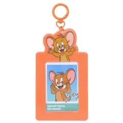 エスケイジャパン トムとジェリー 17760 インスタントフォトキーリング ジェリー 推し活グッズ トムジェリ オレンジ