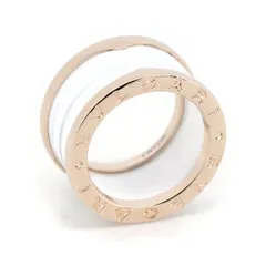 ブルガリ ビーゼロワン 4バンド ホワイト セラミック 11号 K18PG(18金 ピンクゴールド) 質屋出品