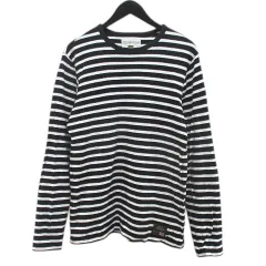 デニム&サプライ ラルフローレン DENIM & SUPPLY RALPH LAUREN ボーダー柄 長袖 カットソー S 黒系 ブラック クルーネック