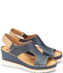 ピコリーノス レディース シューズ サンダル カットアウト プラットフォーム レザー Pikolinos Aguadulce Leather Cutout Perforated Platform Weのサムネイル