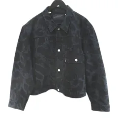リーバイス Levi's セットアップ A9137-0002 BLUETAB TYPE トラッカージャケット MARKER LOOSE ジーンズ ミディアムインディゴ ビッグE BigE デニムジャケット ジージャン ジップフライ M 28 黒系 