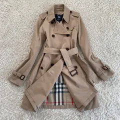極美品！BURBERRY LONDON　バーバリーロンドン　トレンチコート　ノバチェック　ベージュ　サイズ38