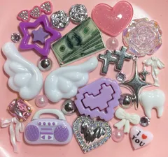 No.521 デコレーションパーツ　デコパーツ　まとめ売り