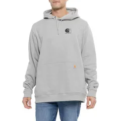 カーハート メンズ トップス シャツ ロゴ パーカー Carhartt 107064 Force Logo Hoodie Factory Seconds Asphalt Heather ヘザー