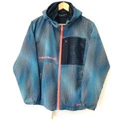 (^w^)b UNDER ARMOUR アンダーアーマー ジップアップ トレーニングウェア ジャケット トラック スポーツ 運動 ランニング 練習着 ジョギング ジム アクティブ アウトドア ブルー系 メンズ サイズ S