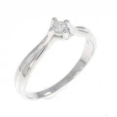 K18WG ダイヤモンド リング 0.08CT