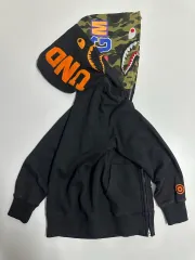 A BATHING APE シャーク フーディー ジップアップ L
