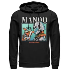スター ウォーズ メンズ アウター パーカー・スウェット グラフィック Menstar Wars The Mandalorian Found You Graphic Hoodie Black ブラック