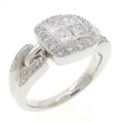 K18WG ダイヤモンド リング 0.89CT