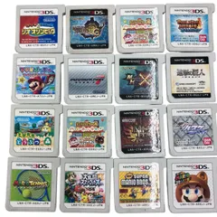 186002 現状品 Nintendo 任天堂 ニンテンドウ 3DS　ソフト 16点まとめ売り