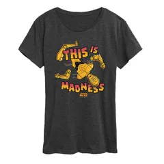 スター ウォーズ レディース トップス Tシャツ グラフィック Womenstar Wars C3PO This Madness Graphic Tee Heather Charcoal チャコール