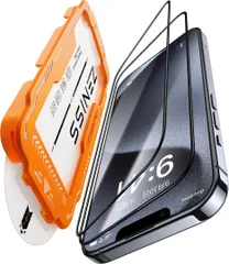 iphone 15 pro ガラスフィルム 極細黒縁あり