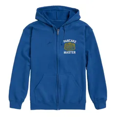 アニメキャラクター メンズ トップス Tシャツ パーカー Licensed Character Mens Pancake Master Zip Hoodie Blue ブルー