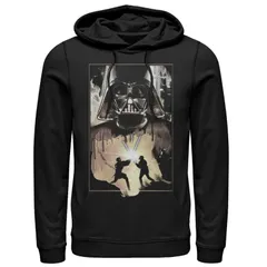 アニメキャラクター メンズ トップス Tシャツ パーカー Licensed Character Menstar Wars Raw Battle Hoodie Black ブラック
