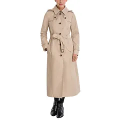 ロンドンフォグ レディース アウター ジャケット・ブルゾン コート マキシ Womens London Fog Maxi Trench Coat Beige Khaki カーキのサムネイル