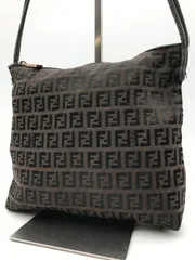 Fendi　フェンディ　ショルダーバッグ　ミニ　クロスボディ　ズッカ　ナイロン×レザー　1087のサムネイル