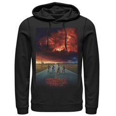 애니메이션 캐릭터 맨즈 탑스 T셔츠 파커 Licensed Character Mens Netflix Stranger Things Demogorgon Cloud Poster