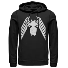 マーベル メンズ トップス Tシャツ ロゴ パーカー Mens Marvel Venom Classic Logo Hoodie Black ブラック
