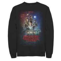 애니메이션 캐릭터 맨즈 탑스 T셔츠 스웨트 Licensed Character Mens Netflix Stranger Things Group Shot Illustrated