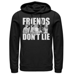 애니메이션 캐릭터 맨즈 탑스 T셔츠 파커 Licensed Character Mens Netflix Stranger Things Friends Dont Lie Group