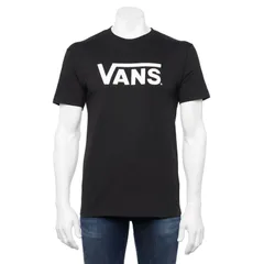 バンズ メンズ トップス Tシャツ グラフィック Mens VansR Off the Wall Graphic Tee Black White ホワイト