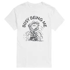 アニメキャラクター メンズ トップス Tシャツ グラフィック Licensed Character Mens Peanuts PigPen Graphic Tee White ホワイト