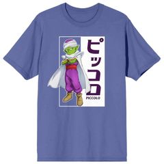 애니메이션 캐릭터 맨즈 탑스 T셔츠 그래픽 Licensed Character Mens Dragon Ball Daima Piccolo Graphic Tee Periwin