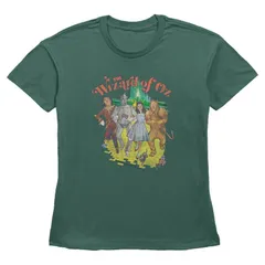 アニメキャラクター レディース トップス Tシャツ グラフィック Licensed Character Womens The Wizard Of Oz Graphic Tee Pine