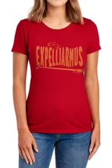 アニメキャラクター レディース トップス Tシャツ グラフィック Licensed Character Juniors Harry Potter Expelliarmus Graphic Tee Red レッド