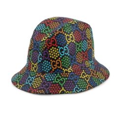 GUCCI バケットハット キャンバス リバティロンドン L 634375 - メルカリ