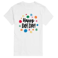 アニメキャラクター メンズ トップス Tシャツ グラフィック Licensed Character Mens Happy Dot Day Graphic Tee White ホワイトのサムネイル