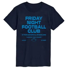 アニメキャラクター メンズ トップス Tシャツ トール グラフィック Licensed Character Big Tall Friday Night Football Club Graphic Tee Navy ネイビー