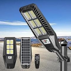 LED ソーラー街灯 屋外 800w 40000ルーメン 800個LED 防水 - メルカリ