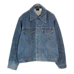 70年代 ROEBUCKS ローバックス デニムジャケット ヴィンテージ ブルー(メンズ S相当)中古 古着 X4869