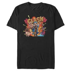 アニメキャラクター メンズ トップス Tシャツ グラフィック Licensed Character Mens Clash Of Clans Grouportrait Graphic Tee Black ブラック