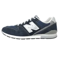 NEW BALANCE ニューバランス CM996BN 996 Navy ネイビー ローカット スニーカー シューズ ネイビー系 グレー系 28.0cm【中古】