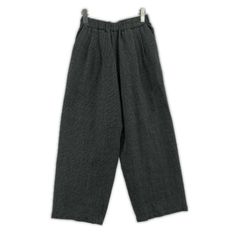 evam eva linen cropped pants ブラック サイズ1 - メルカリ