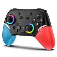 即日・翌日発送❣️1767m コントローラー 背面ボタン付き マクロ機能【2026革新モデル】スイッチ コントローラー 無線 Bluetooth接続 800mAh大容量 LED RGBライト 6軸ジャイロセンサー TURBO連 076ccc95