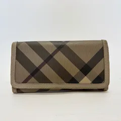 3822 BURBERRY バーバリー 長財布 ノバチェック フラップ コンチネンタル