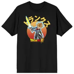 アニメキャラクター メンズ トップス Tシャツ グラフィック Licensed Character Mens Dragon Ball Super Trunkshort Sleeve Graphic TShirt Black ブラック