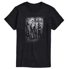 アニメキャラクター メンズ トップス Tシャツ グラフィック Licensed Character Mens The Beatles Group 1969 Graphic Tee Black ブラック