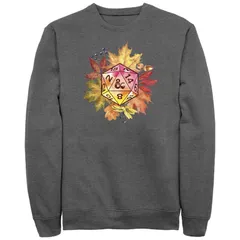 アニメキャラクター メンズ トップス Tシャツ フリース グラフィック Licensed Character Mens Dungeons Dragons Autumn Die Graphic Fleece Charcoal Heather チャコール