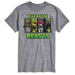 アニメキャラクター メンズ トップス Tシャツ グラフィック Licensed Character Mens Transformers Rise Of The Beasts Graphic Tee Gray グレー