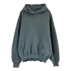 RUSSELL ATHLETIC ラッセル スウェットパーカー 無地 グレー(メンズ XL)中古 古着 X4885
