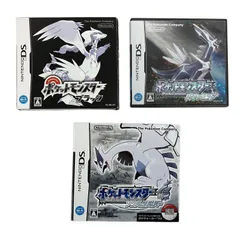 Nintendo DS ポケットモンスター ブラック/ダイヤモンド/ソウルシルバー ゲームソフト 3点セット ジャンク K10994813