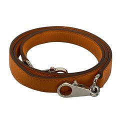 HERMES(에르메스) 숄더 스트랩 미품 오렌지 켈리 보리드용 스트랩/실버 쇠장식